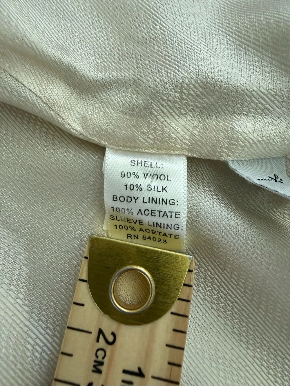 Banana Republic Wool Silk Tailored Blazer Size 4